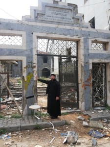 The remains of the destroyed St. Mary's Syrian Orthodox Church in Homs, Syria. Credit: Aid to the Church in Need.