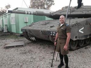 US war hero Brian Mast serving in Israel.