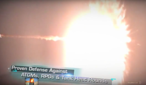The Trophy active protection system for medium and heavy vehicles. Photo: Screenshot