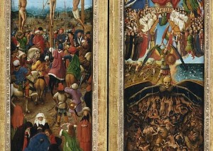 The paintings Crucifixion and Last Judgment. Photo: Wiki Commons. 