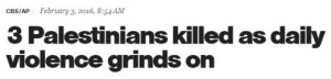 The original CBS News headline about Wednesday's terrorist attack at the Damascus Gate. Photo: Screenshot.