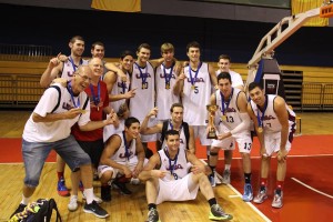 The gold medal winning Open Men’s Basketball team from the 19th Maccabiah Games. Maccabi USA is seeking Jewish athletes for the 20th Games. Photo: Facebook.