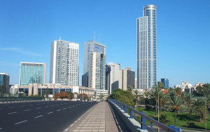 The diamond exchange district in Ramat Gan, Israel. Photo: Wikimedia Commons.  