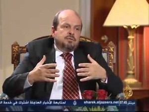 PA President Mahmoud Abbas adviser Mahmoud al-Habash. Photo: Al Jazeera/Screenshot.