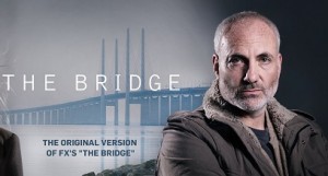 Kim Bodnia in a poster for The Bridge. The actor said one reason he quit the show was because he did not feel safe working in Sweden as a Jew. Photo: Screenshot.