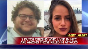 Brussels bombing victims, siblings from New York, Sascha and Alexander Pinczowski. Photo: Screenshot.