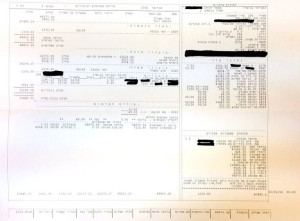 Israeli Prime Minister Benjamin Netanyahu's February 2016 salary slip. Photo: Twitter.