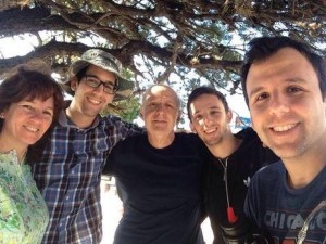 David Fremd (center), the Uruguayan Jewish businessman who was killed in a stabbing attack. Photo: Facebook.
