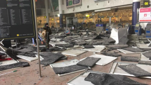 The aftermath of the Brussels bombings. Photo: Wikipedia.