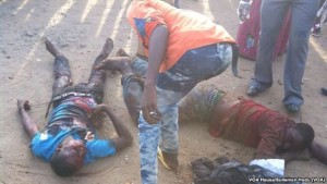 The aftermath of a bombing bomb attack by Boko Haram in Nyanya, Nasarawa in April, 2014. Photo: Wikipedia.