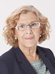 Madrid Mayor Manuela Carmena, pictured, signed on to an American Jewish Committee’s (AJC) initiative. Photo: Ahora Madrid, David Arenal via Wikimedia Commons.