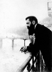 Theodor Herzl in Basel, 1897. Photo: Wikipedia.