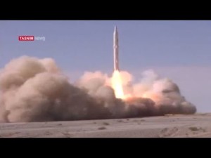 An Iranian ballistic missile fired in violation of numerous UN resolutions. Photo: YouTube/Screenshot.