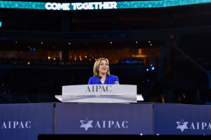 Lillian Pinkus, the new president of AIPAC, slammed Donald Trump on Tuesday morning. Photo: AIPAC.