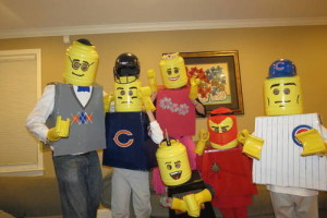 ne year for Purim, Neeli Engelhart and family of Modi'in, Israel, dressed up as a Lego family. Photo: Courtesy Engelhart family.
