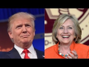 Donald Trump and Hillary Clinton. The two presidential candidates dominated the Super Tuesday primaries. Photos: Wikimedia Commons. 