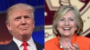 Donald Trump and Hillary Clinton. Photos: Wikimedia Commons. 