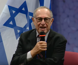 Alan Dershowitz. Photo: YouTube Screenshot. 