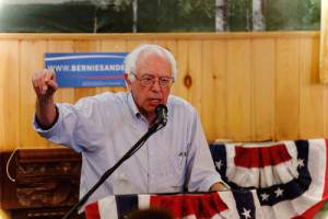 Democratic presidential candidate Bernie Sanders "has pounded away for months at the injustice, the wickedness, even the racism of 'income inequality.'” Photo: Michael Vadon via Wikimedia Commons.