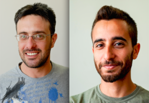 Amir Kadouri (left) and Koby Haham, who work as freelancers in industrial design and R&D for the Israeli plastic company Keter. Photo: Provided photos.