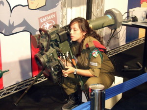 An Israeli soldier with a Spike anti-tank missile launcher, which was developed by Rafael Advanced Defense Systems. Photo: Natan Flayer via Wikimedia Commons.