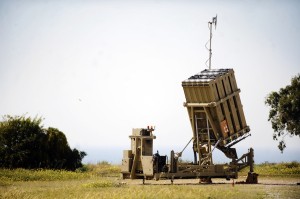 Israel's US - funded Iron Dome missile defense system.  The Iron Dome intercepted a drone in a test carried out by the American military. Photo: IDF.
