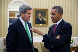 President Obama with Secretary of State Kerry. Photo: White House.