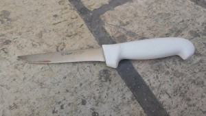 The weather used to stab a yeshiva student in Jerusalem's Old City. Photo: Twitter.