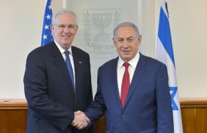 Missouri Governor Jay Nixon (left) meets with Israeli Prime Minister Benjamin Netanyahu in Jerusalem in March. Photo: Israeli Government Press Office.