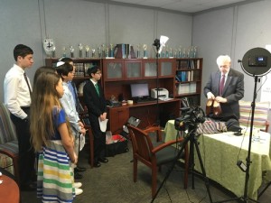 Katz Hillel Day School's "Names, Not Numbers" project, a collaboration between students and Holocaust survivors in Boca Raton, Fla. Photo: Katz Hillel Day School.