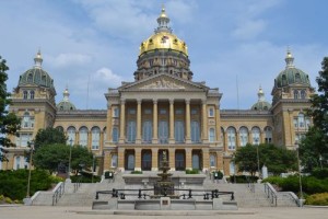 The Iowa state capitol. Photo: Wiki Commons. 