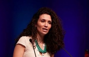 Malia Bouattia at the 2016 NUS conference. Photo: NUS UK. 