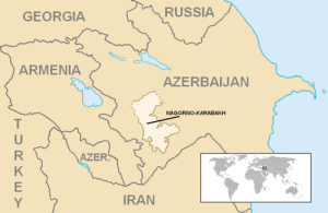 An alleged Israeli-made drone was reportedly deployed in the disputed Nagorno-Karabakh area, pictured. Photo: Wikimedia Commons.