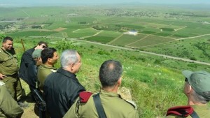 Israeli Prime Minister Benjamin Netanyahu visiting the Golan Heights. Photo: Kobi Gideon/GPO 