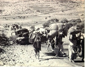 Arab refugees in 1948. Photo: Wikipedia.