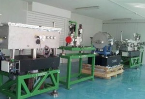 Beamline components set up in a lab. Photo: SESAME web site.