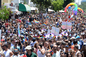 Tel Aviv Gay Pride Parade, 2015. Photo: Wikipedia