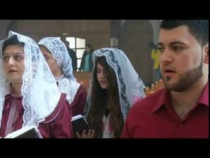 Assyrians in Syria Pray for the Release of Abducted Fellow Christians. Photo: YouTube.