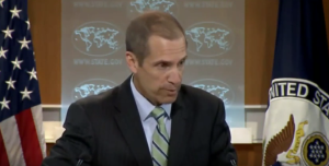 US State Department spokesman Mark Toner. Photo: Video Screenshot.