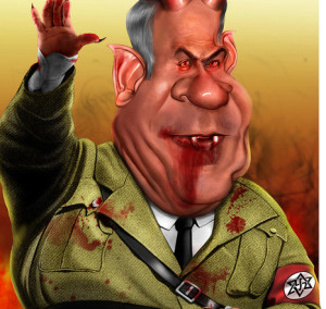 An entry submitted to Iran's 2016 Holocaust cartoon contest. Photo: Holocaust International Cartoon & Caricature Exhibition 2016.
