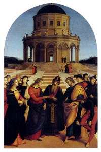 Marriage of the Virgin by Raphael. Photo: Wikipedia.org.