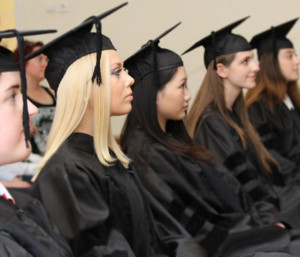 Students at a graduation (illustrative). Students in Iran were lashed for attending a graduation party that included men and women. Photo: Wikimedia Commons.