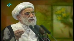 Ayatollah Ahmad Jannati, pictured, has been elected chairman of Iran's Assembly of Experts. Photo: Screenshot.