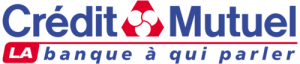 The logo of the French bank Credit Mutuel, which shut down the account of a BDS movement group. Photo: Wikimedia Commons.