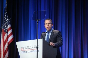 MK Gilad Erdan spoke at the Jerusalem Post Conference in New York City on May 22. Photo: Marc Sellem. 