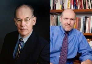 John Mearsheimer (L) and Stephen Walt (R). Photos: Wikipedia and Harvard.
