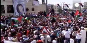 The funeral of 16-year-old Muhammad Abu Khdeir. Yosef Haim Ben-David was sentenced to life in prison for killing the teenager. Photo: YouTube Screenshot.