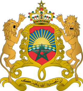 The coat of arms of Morocco. The Moroccan team in the men’s wheelchair tennis World Team Cup competition boycotted a scheduled match with Israel’s team. Photo: Wikimedia Commons.