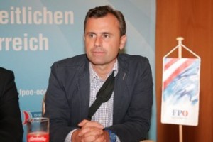 Austrian presidential hopeful Norbert Hofer is accused of inventing  story about a terror incident in Israel. Photo: Twitter.