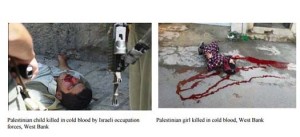 The Palestinian "girl killed in cold blood" is Yasmin Tamimi. Tamimi is not, apparently, a "girl," nor is it even clear that she is dead.